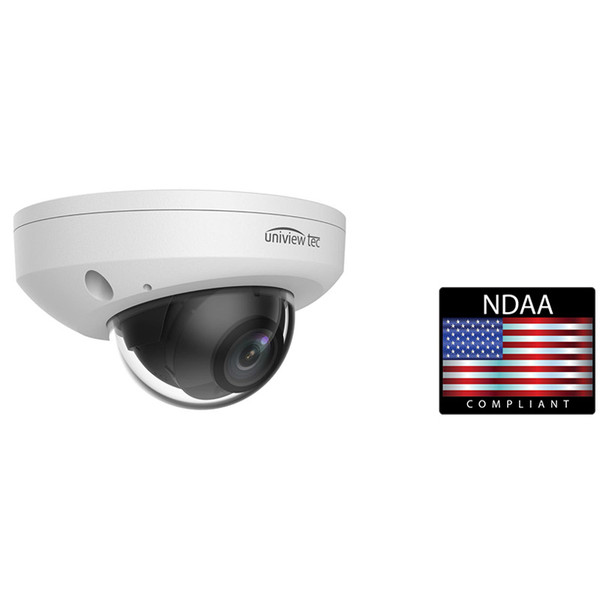 Uniview Technology IPVLP428X 4MP Lighthunter WDR IR Low Profile Vandal Camera