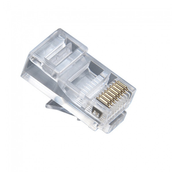 Platinum Tools 106153J RJ45 (8P8C), Round-Solid, 3 Prong.  100/Jar.