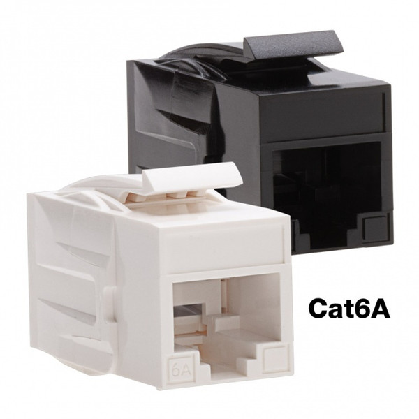 Platinum Tools 770WH-1 Cat6A Keystone Coupler, F to F, White UTP