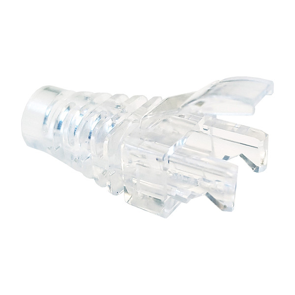 Quest NMB-1200 Cat6 RJ45 Clear Transparent Modular Boots, 50 Pack
