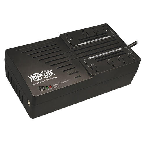 Tripp-Lite AVR650UM AVR Series 120V 650VA 325W Ultra-Compact Line-Interactive UPS with USB port and Muted Alarm