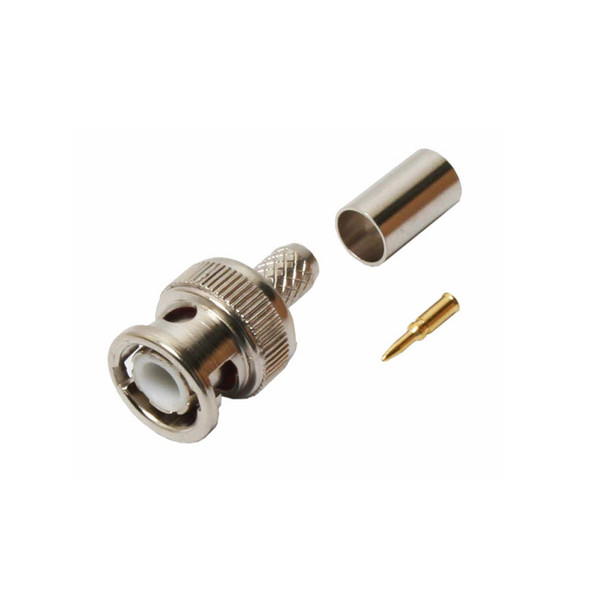 Quest CBB-3214 75 Ohm BNC (M) RG6 3-Piece Crimp-On Connector
