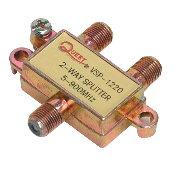 Quest VSP-1220 2-Way 900 Mhz CATV Splitter