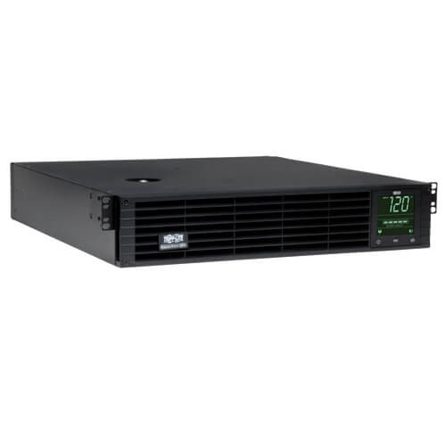 Tripp-Lite SM2200RMXL2UTAA TAA SmartPro 120V 2.2kVA 1.92kW Line-Interactive Sine Wave UPS, 2U, Extended Run, Network Card Options, LCD, USB, DB9