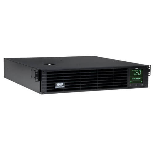 Tripp-Lite SMART2200RMXL2U SmartPro 120V 2.2kVA 1.92kW Line-Interactive Sine Wave UPS, 2U, Extended Run, Network Card Options, LCD, USB, DB9, Energy Star