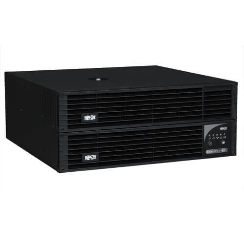 Tripp-Lite SMART3000CRMXL SmartPro 120V 3kVA 2.88kW Line-Interactive Sine Wave UPS, 4U Short Depth, Extended Run, Network Card Options, USB, DB9