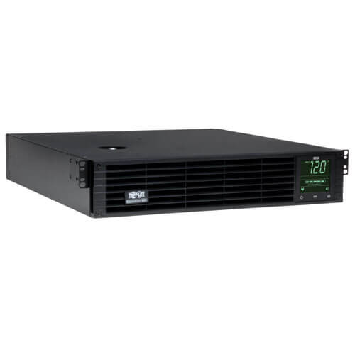 Tripp-Lite SMART3000RMXL2U SmartPro 120V 3kVA 2.88kW Line-Interactive Sine Wave UPS, 2U, Extended Run, Network Card Options, LCD, USB, DB9