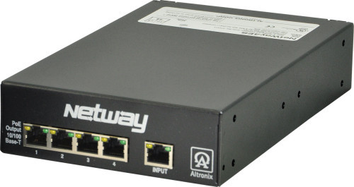 Altronix NETWAY4ES 4-Port Managed POE/POE+ Switch