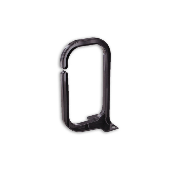 Quest VD-00-070 Vertical D-Ring Cable Manager, 70 Cables, 1U, Black