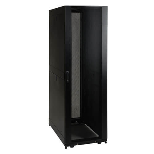 Tripp-Lite SR42UBSD1032 42U SmartRack Shallow-Depth Rack Enclosure Cabinet, Threaded 10-32 Mounting Holes with doors & side panels