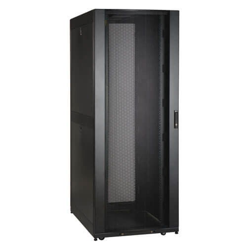 Tripp-Lite SR48UBWDSP1 48U SmartRack Wide Standard-Depth Rack Enclosure Cabinet with doors, side panels & shock pallet packaging
