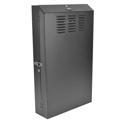 Tripp-Lite SRWF6U36 SmartRack 6U Low-Profile Vertical-Mount Server-Depth Wall-Mount Rack Enclosure Cabinet