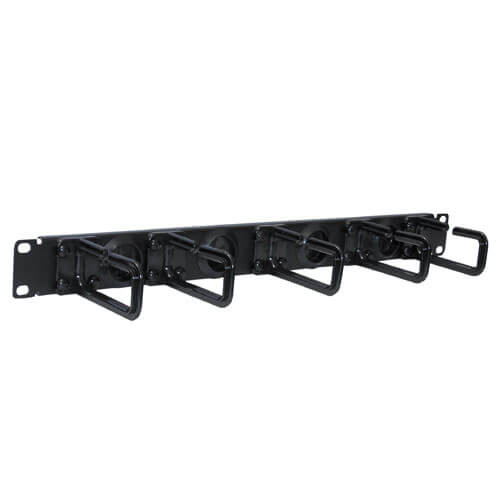 Tripp-Lite SRCABLERING1U SmartRack 1U Horizontal Cable Manager - Flexible ring type