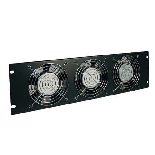 Tripp-Lite SRXFAN3U SmartRack 3U Fan Panel - 3 208-240V high-performance fans; 315 CFM; C14 inlet