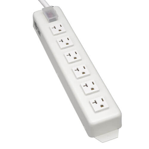 Tripp-Lite TLM615NC20 Power It! 6-Outlet Power Strip, 15-ft. Cord, 5-20P Plug, Metal Housing