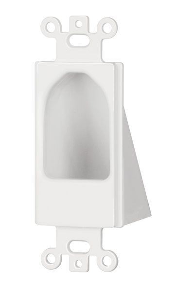 DataComm 45-0004-WH Reverse Nose Decor Insert, White