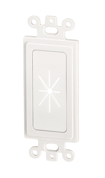 DataComm 45-0016-BK Decor Insert w/ Flexible Opening, Black