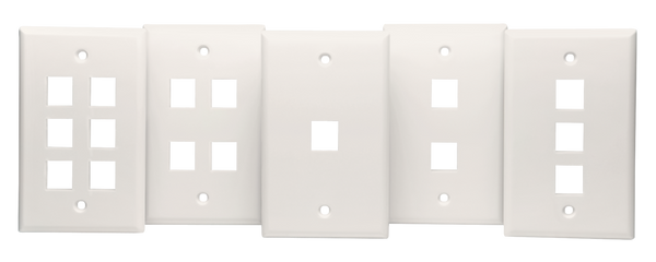 DataComm 20-3006-BK Keystone 6 Port, Black, UL