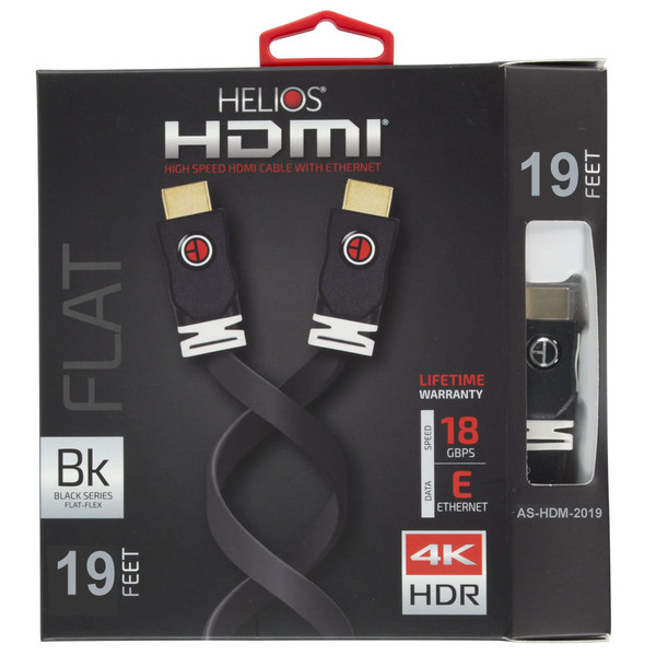 Metra AV AS-HDM-2019 19Ft Helios Flat 2000 Series HDMI Cable
