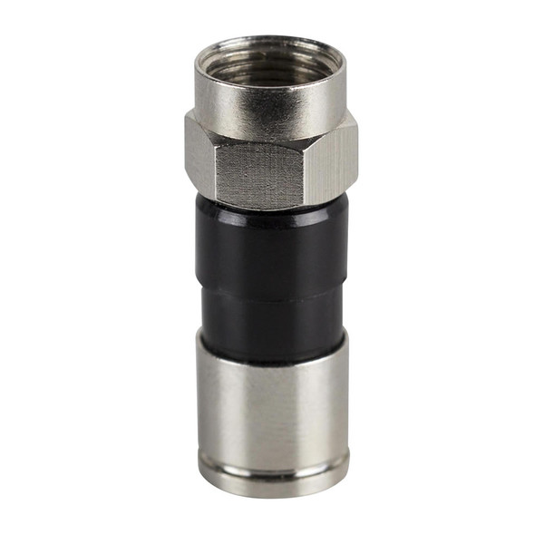 Metra AV CS-CCRG6QF RG6Q F Compression Connector, 50 Pack