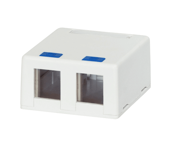 DataComm 20-5311 1-Port Surface Mount for Keystone Modules, Ivory