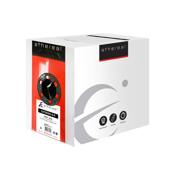 Metra AV CAT5E350-G-R 24-4 Pair Cat 5 350MHZ 1,000ft Box - Gray