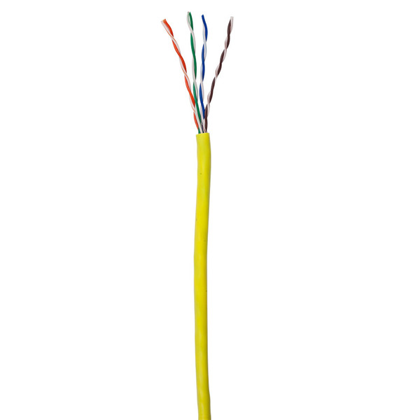 Metra AV CAT5E350-Y-R 24-4 Pair Cat 5 350MHZ 1,000ft Box - Yellow