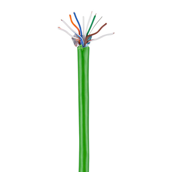 Metra AV CAT5E350-SH-GR 24-4 Pair Cat 5 350MHZ 1,000ft Box - Shielded - Green