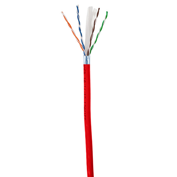 Metra AV CAT6-R-SH 23-4 Pair Category 6 Shielded 1000ft Box - Red