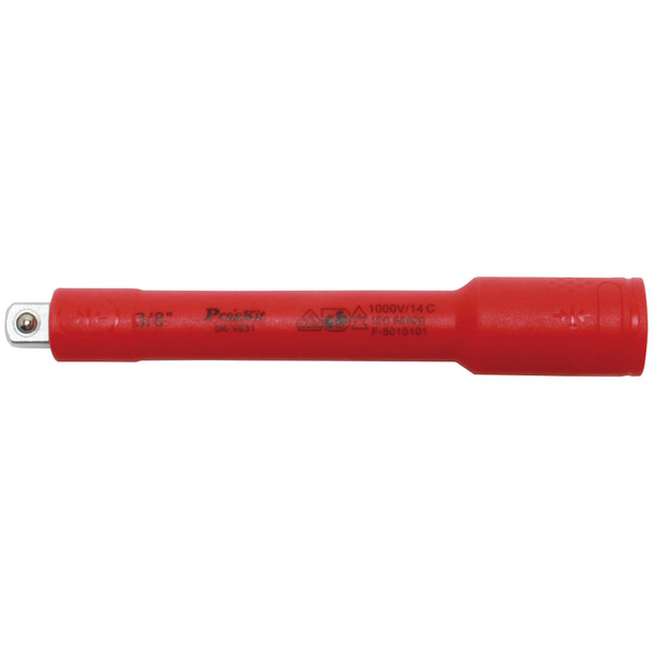 Pro'sKit SK-V831 VDE 1000V Insulated 3/8" Drive Extension Bar - 5"