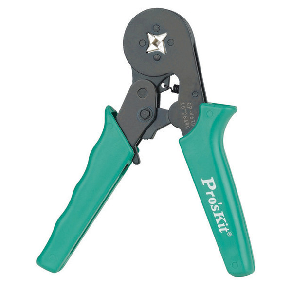 Pro'sKit CP-462G Wire Ferrule Crimper, Square Crimp, AWG 26-10