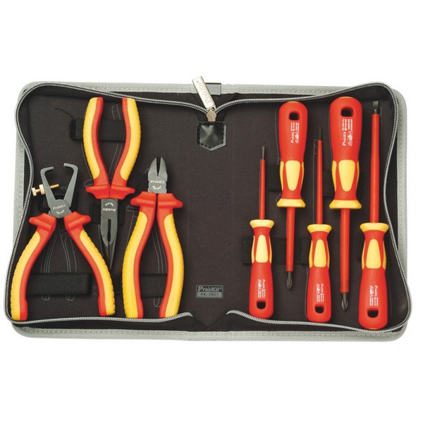 Pro'sKit 902-215 1000V Insulated Screwdriver & Plier Set