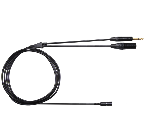 Shure BCASCA-NXLR3QI 6.3mm Cable Assembly with Neutrik Connector for BRH440M, BRH441M and BRH50M