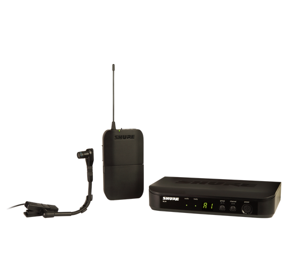 Shure BLX14/B98-H11 Wireless Instrument System with Beta 98H/C Clip-on Gooseneck Microphone