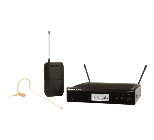 Shure BLX14R/MX53-H10 Wireless Rack-Mount Presenter System with MX153 Earset Microphone