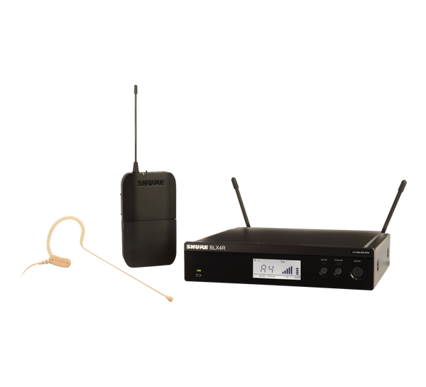 Shure BLX14R/MX53-H9 Wireless Rack-Mount Presenter System with MX153 Earset Microphone