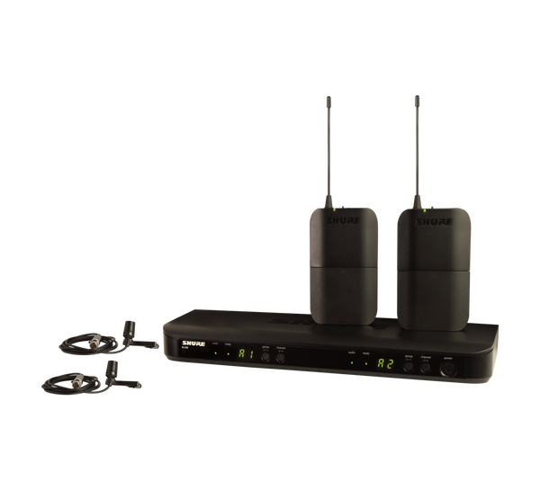 Shure BLX188/CVL-H11 Wireless Dual Presenter System with two CVL Lavalier Microphones