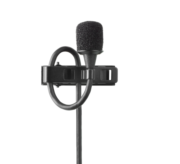 Shure MX150B/O-XLR Omnidirectional 5mm Subminiature Lavalier Microphone with XLR Preamp, Black