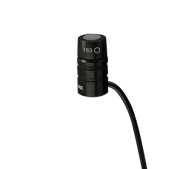 Shure MX183 Omnidirectional Condenser Lavalier Microphone