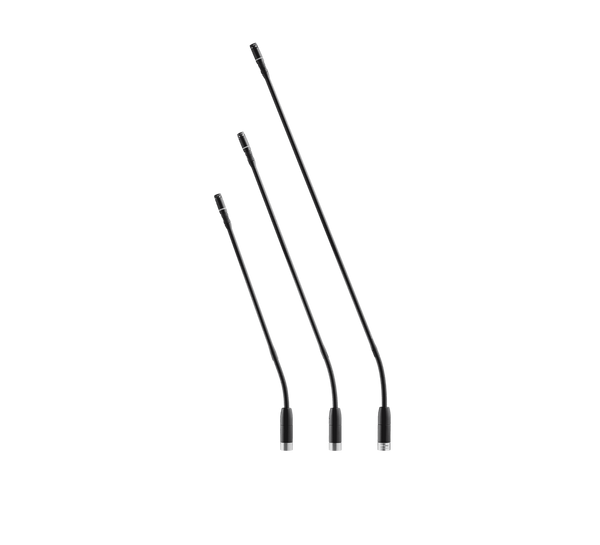 Shure MXC416/C Cardioid Gooseneck Microphone (16 in/40 cm) with  flexible bottom section, bi-color LED, 10-pin connector, and foam windscreen, for MXC, MXCW conference units; black