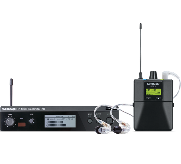 Shure P3TRA215CL-H20 Wireless Personal Monitor System Set