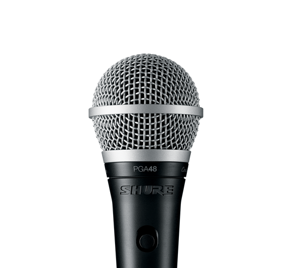 Shure PGA48-LC Cardioid dynamic vocal microphone - less cable