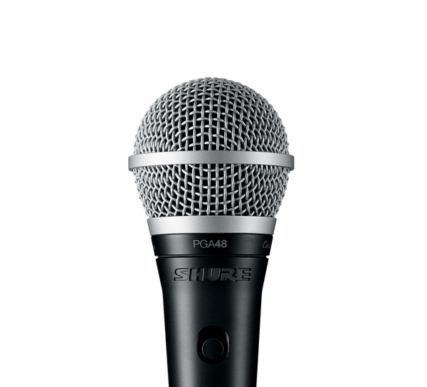 Shure PGA48-QTR Cardioid dynamic vocal microphone - XLR-QTR cable