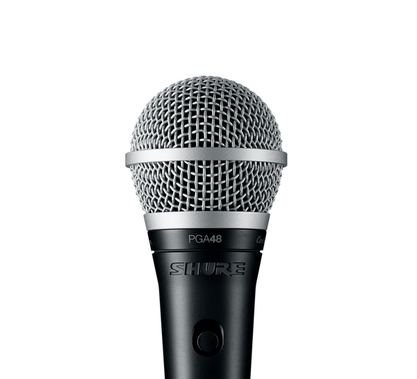 Shure PGA48-XLR Cardioid dynamic vocal microphone - XLR-XLR cable