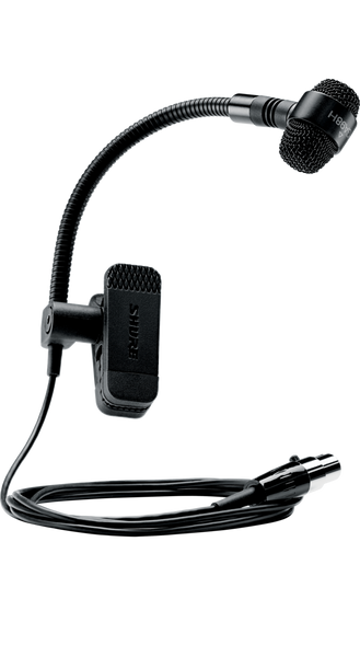 Shure PGA98H-XLR Cardioid condenser gooseneck instrument microphone - XLR-XLR cable