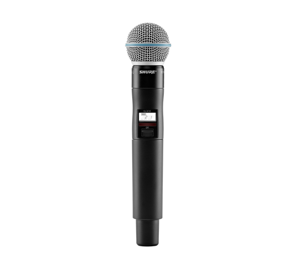 Shure QLXD2/B58=-H50 Handheld Transmitter with Beta58A Microphone