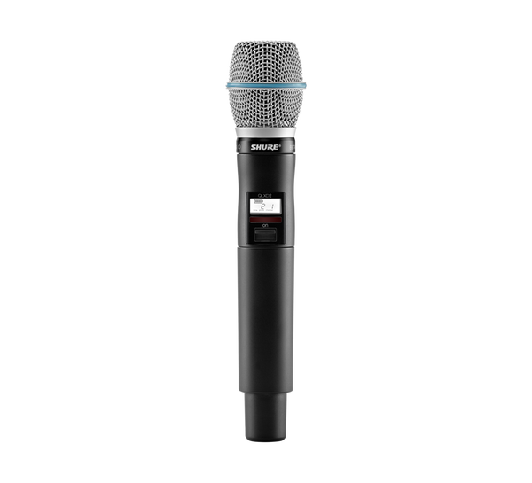 Shure QLXD2/B87A=-V50 Handheld Transmitter with Beta87A Microphone