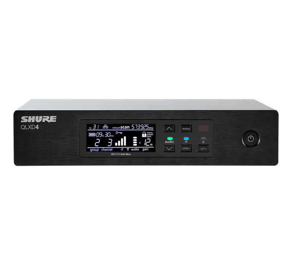 Shure QLXD4=-J50A Half-Rack, Single Channel Receiver