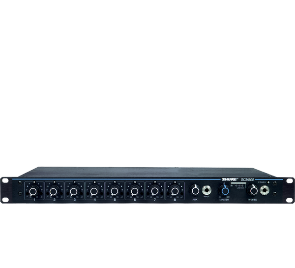 Shure SCM800 Eight Channel Microphone Mixer