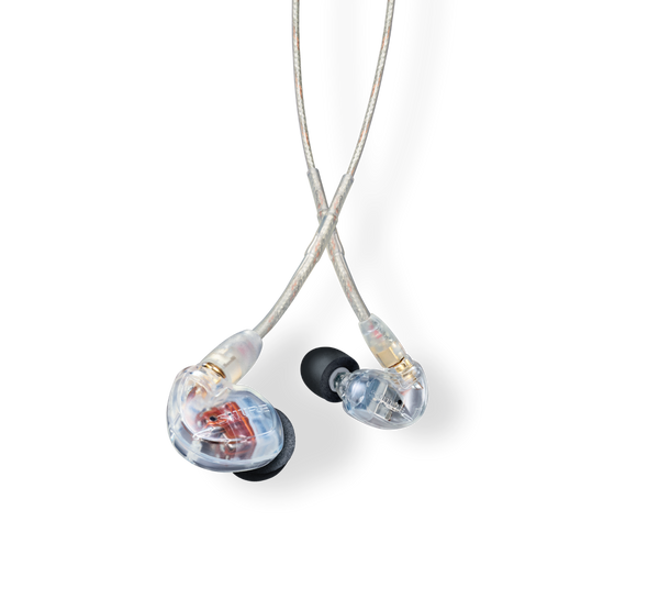 Shure SE535-CL Sound Isolating Triple Driver Earphone with Detachable Cable (Clear)